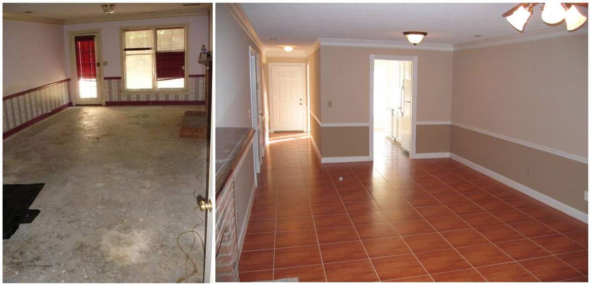 Before and after: Magnolia Living room
